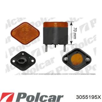 Покажчик повороту бічний Polcar 3055195X