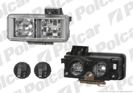 Фара передняя Polcar 305729-E