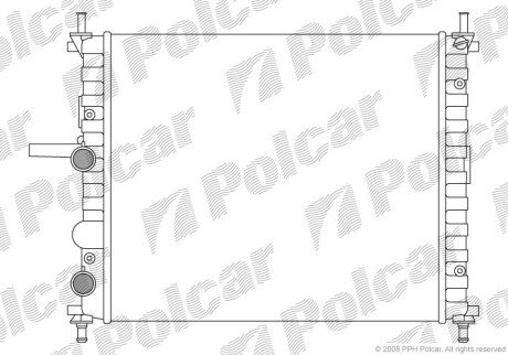 Радіатори охолодження Polcar 306508-2