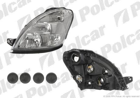 Фара основная правая H7, H1 Polcar 3080100E