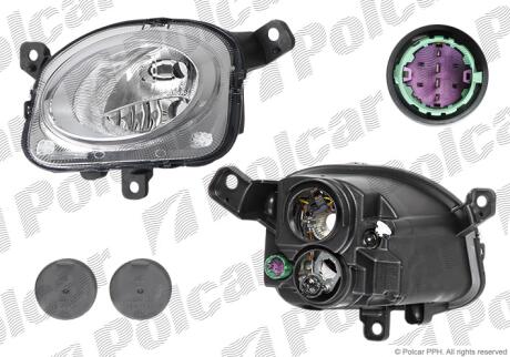 Фара основна ліва H7, W21/5W Polcar 30L1093U