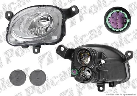 Фара основна ліва H7, W21/5W Polcar 30L1093U