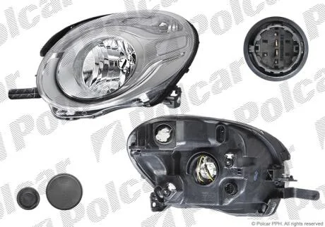 Фара основна права H7 Polcar 30L1100E