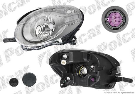 Фара основна права H7 Polcar 30L110-U