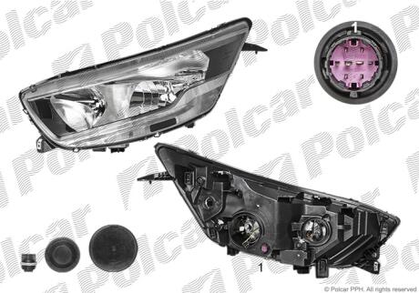 Фара основная Polcar 30N210-E