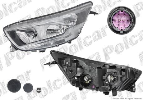 Фара основная Polcar 30N210-U