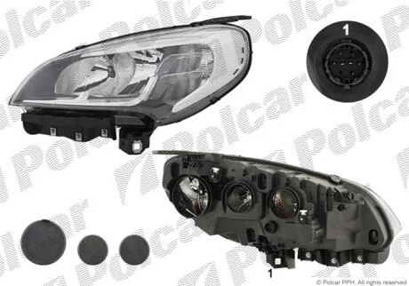 Фара основна Polcar 30U1090E