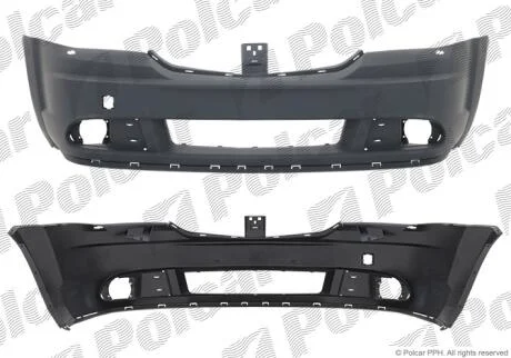 Бампер передній Polcar 314007-2