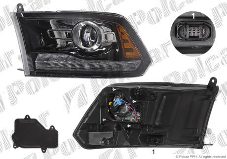 Фара основна Polcar 317309-9
