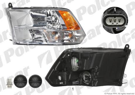 Фара основная Polcar 317309
