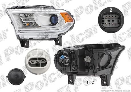Фара основная Polcar 31K110