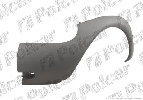 Угол бампера правый Polcar 320018-R