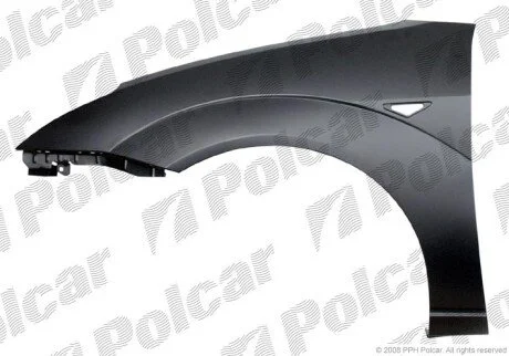Крыло спереди слева с отверстием для поворотника Polcar 320101-J