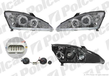 Фара основная правая, левая H1 Polcar 320109WE