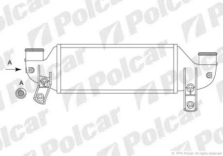 Радіатори повітря (Інтеркулери) Polcar 3201J8-1