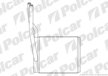 Радиатор печки Polcar 3201N81X
