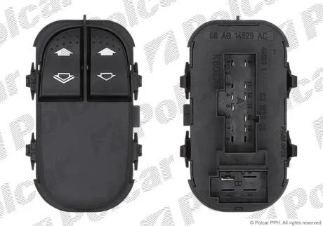 Блок кнопок стеклоподъемников Polcar 3201P-71