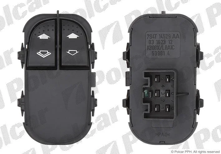 Блок кнопок стеклоподъемников Polcar 3201P-72 (фото 1)