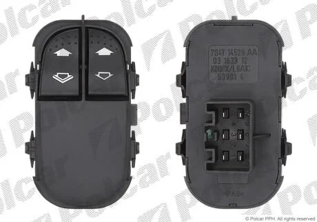 Блок кнопок стеклоподъемников Polcar 3201P-72