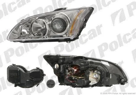 Фара основная правая H1, H7, PY21W, W5W Polcar 3202102T