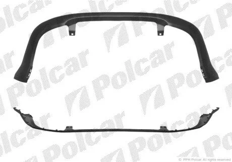 Спойлер заднього бампера Polcar 320299-2