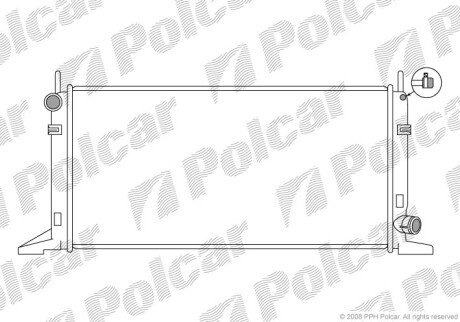 Радіатори охолодження Polcar 320408-4