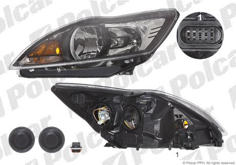 Фара основная левая H1, H7 Polcar 3205091E
