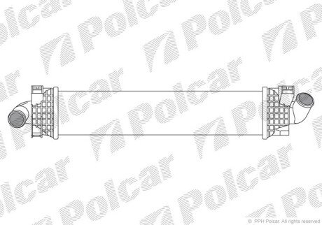 Радиаторы воздуха (Интеркулеры) Polcar 3205J8-1