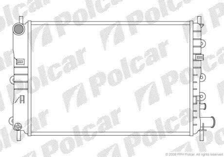 Радиаторы охлаждения Polcar 320608A3