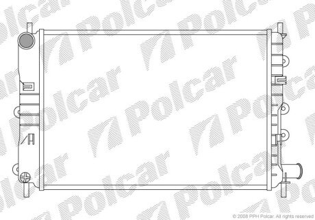 Радиаторы охлаждения Polcar 320608A4