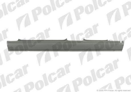 Порог правый Polcar 320642-3