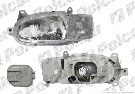 Фара основная правая H4, PY21W, W5W Polcar 3207102E