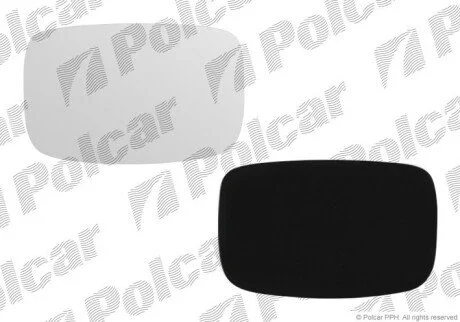 Скло дзеркала зовнішнього лівий=правий Polcar 3209553E