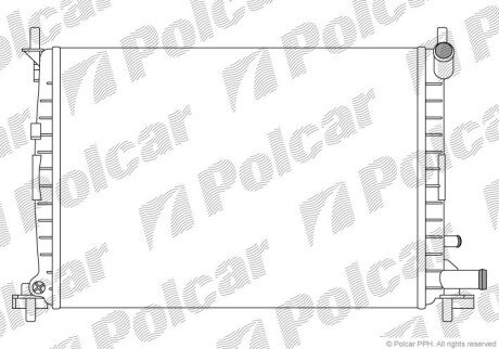 Радіатори охолодження Polcar 321008A5