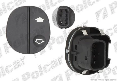 Блок кнопок склопідіймача Polcar 3210P-72