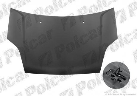 Капіт, FORD FIESTA, 02- Polcar 321203 (фото 1)