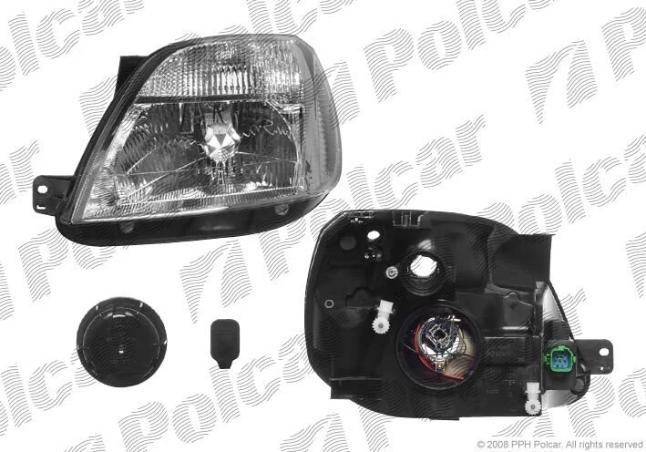 Фара основная левая H4, PY21W, W5W Polcar 321209-T (фото 1)