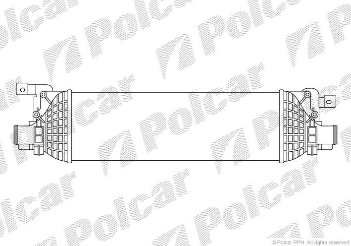 Радіатори повітря (Інтеркулери) Polcar 3212J8-1 (фото 1)