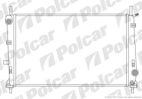 Радіатори охолодження Polcar 321608-2