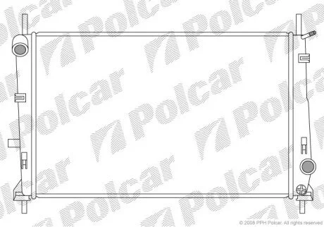 Радіатори охолодження Polcar 321608-2