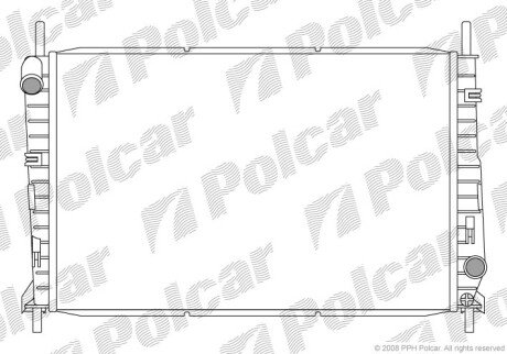 Радіатори охолодження Polcar 321608A1