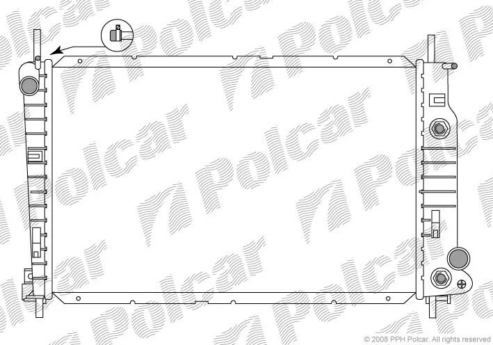 Радіатори охолодження Polcar 321708-4 (фото 1)