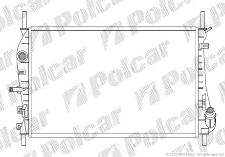 Радіатори охолодження Polcar 321808-5