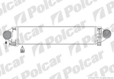 Радіатори повітря (Інтеркулери) Polcar 3219J8-1