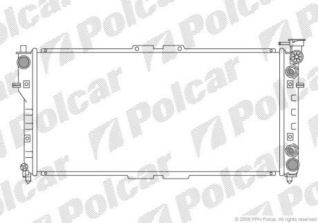 Радиаторы охлаждения Polcar 322508-2