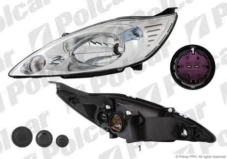 Фара основная Polcar 3233100E