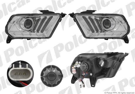 Фара основная Polcar 323409-4