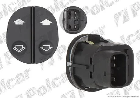 Блок кнопок склопідіймача Polcar 3237P-70