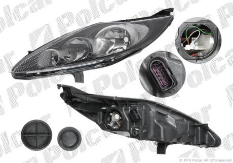Фара основная правая H1, H7, PY21W, W5W Polcar 3238100E