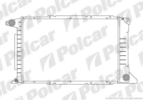 Радіатори охолодження Polcar 324608-3